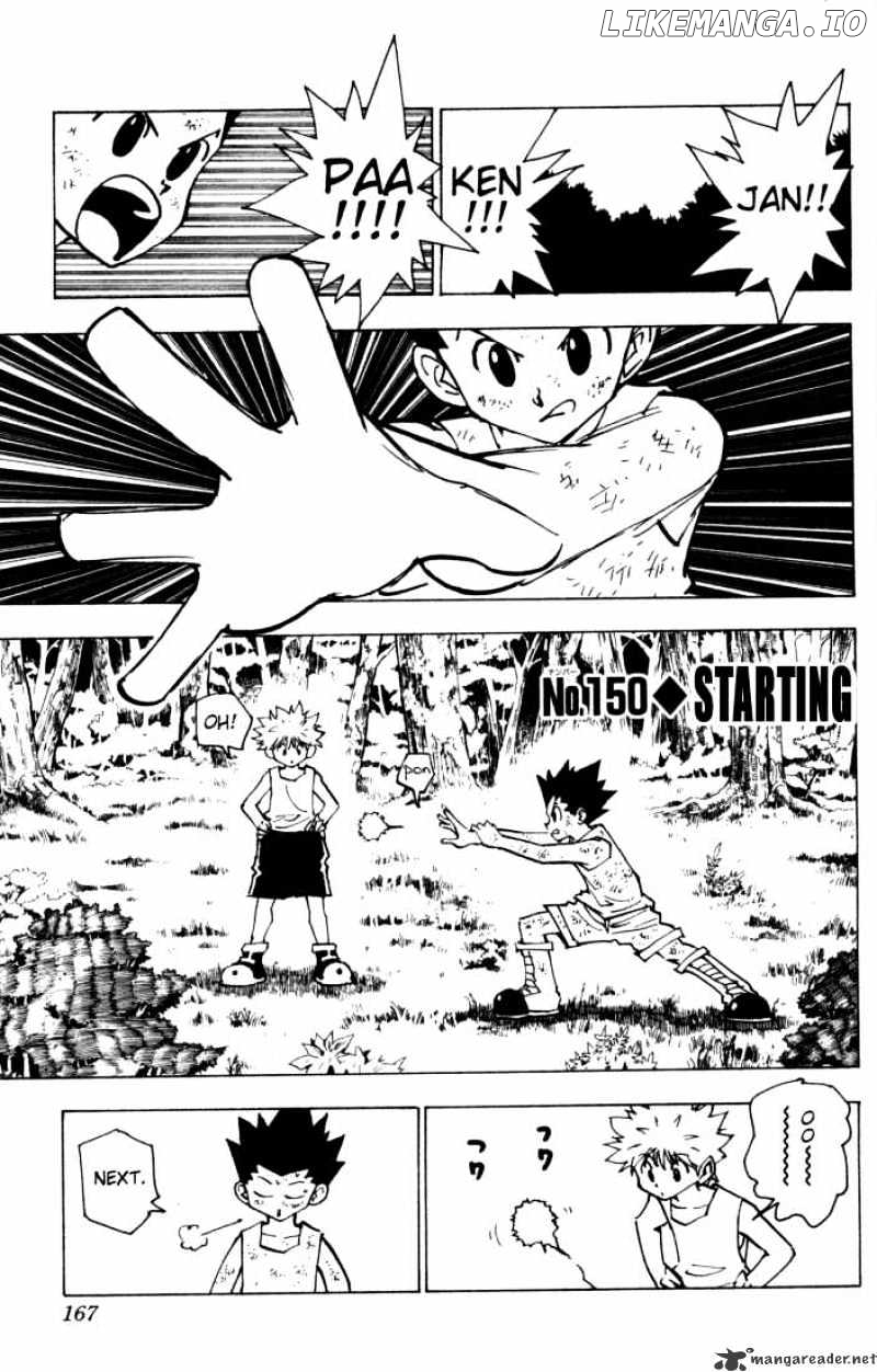 Hunter x Hunter, Chapter 150 image 01